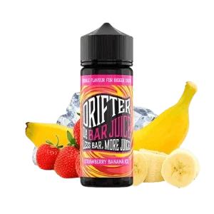 Drifter Bar Strawberry Banana Ice 24ml Longfill – E-liquid sin nicotina con sabor a fresa, plátano y hielo